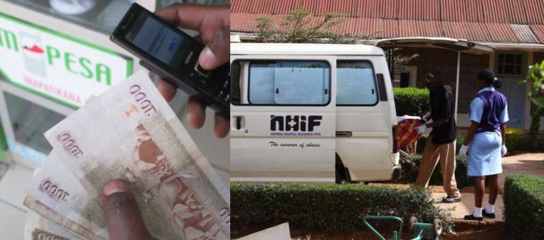 NHIF Mpesa Transaction Charges for Self Employed Kenyans