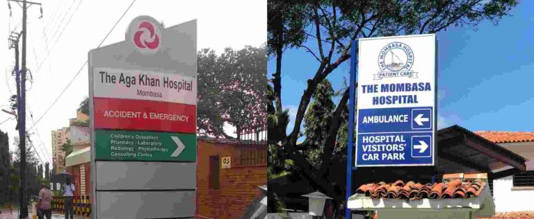 List Of 10 Best Private Hospitals In Mombasa County