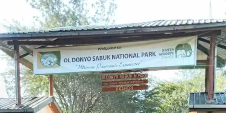 Ol Donyo Sabuk National Park Entrance Fees