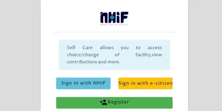 How To Make NHIF Payments Via Self Care Portal