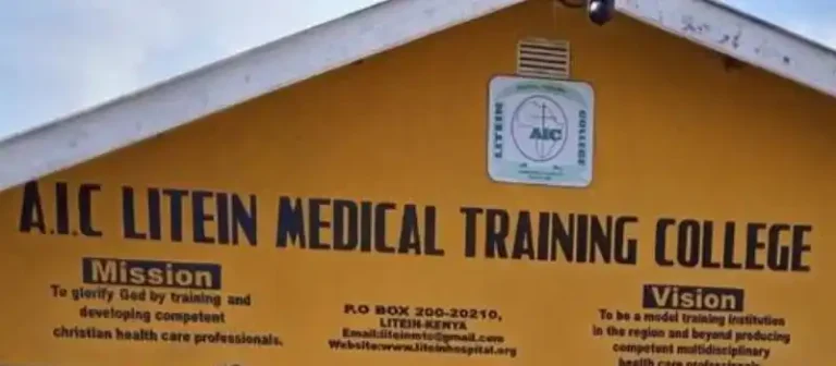 AIC Litein Medical Training College.