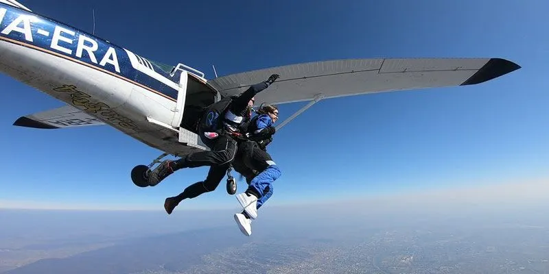 Skydiving in Diani