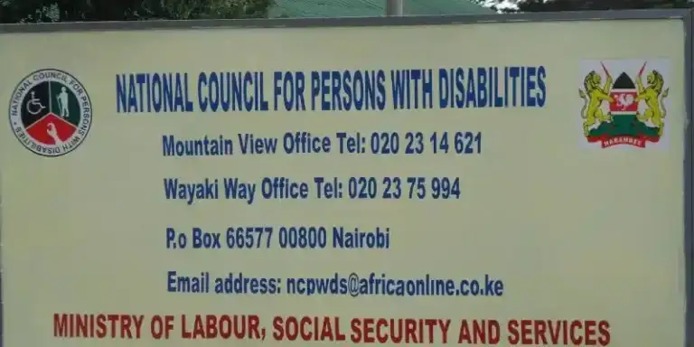 National Council for Persons With Disabilities Offices in Kenya